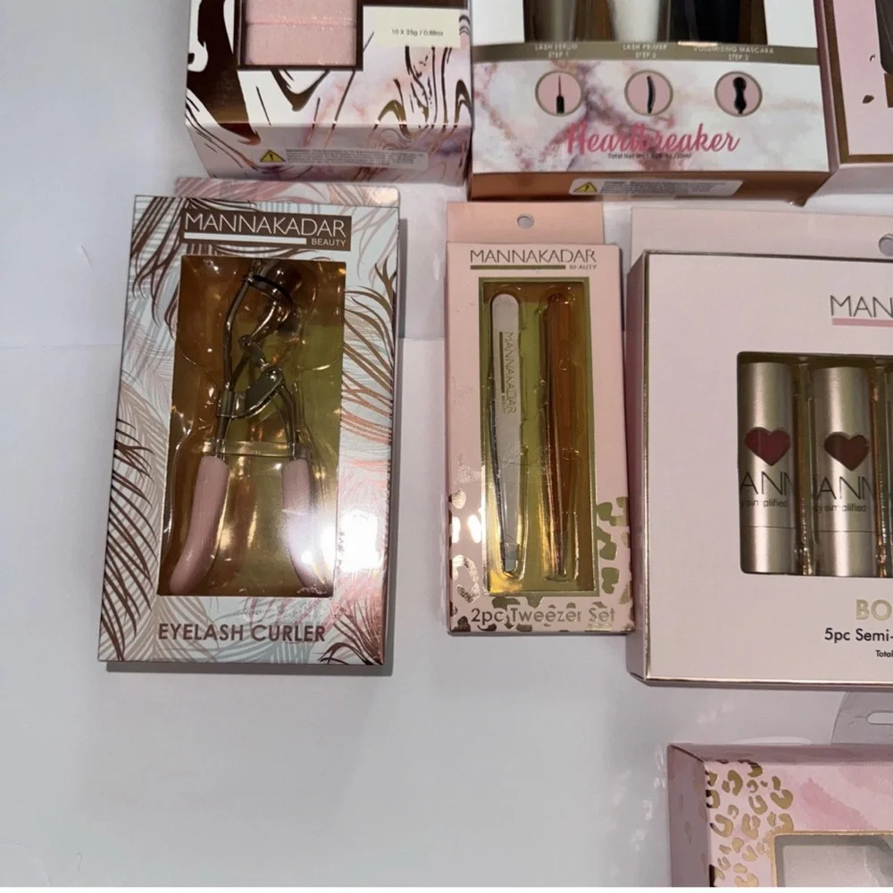 Huge lot of Manna Kadar Cosmetic Collection New in box